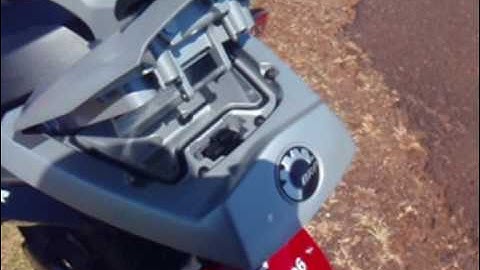 How to access storage under backrest CanAm Spyder