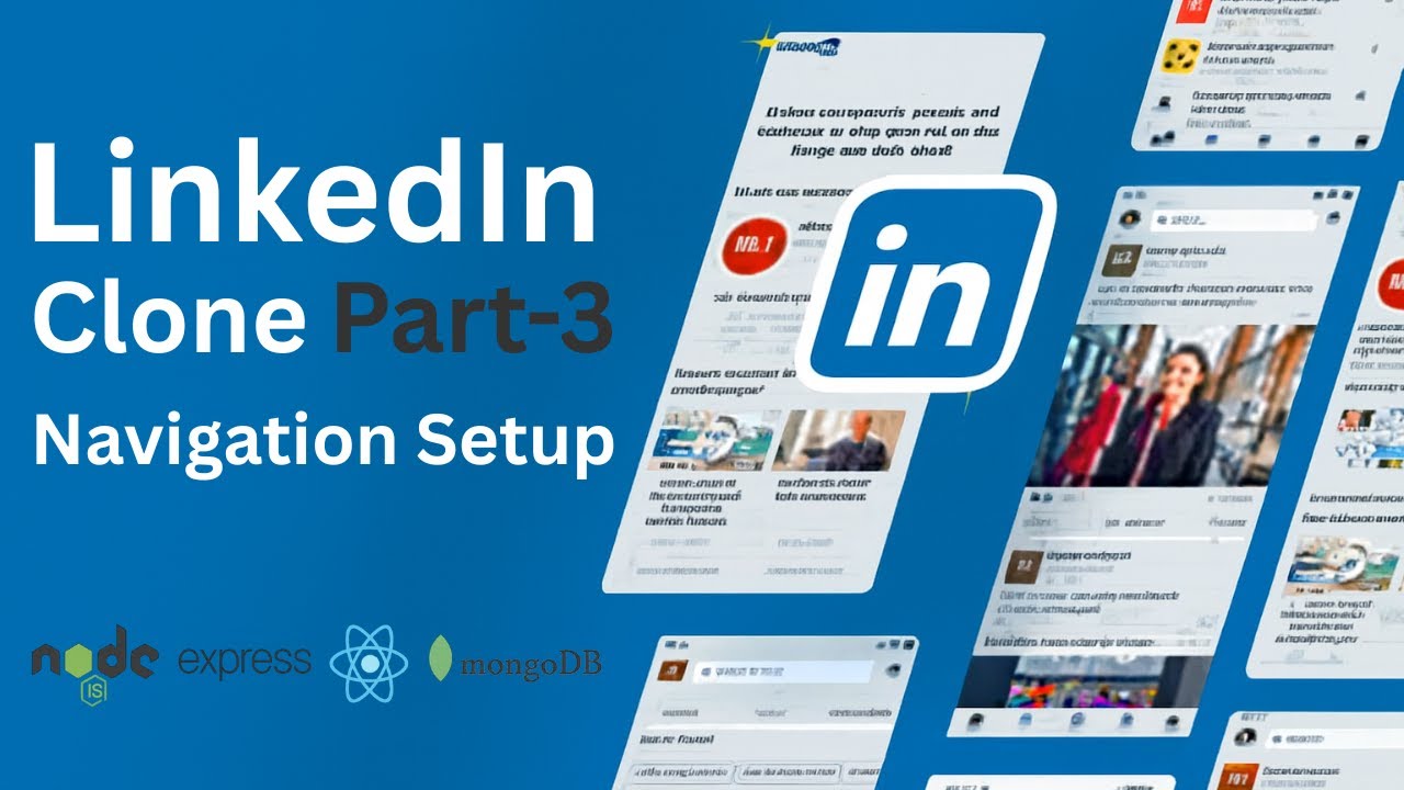 LinkedIn Clone With React Native | React Native Navigation Setup | Part 3 | #Reacttnativenavigation