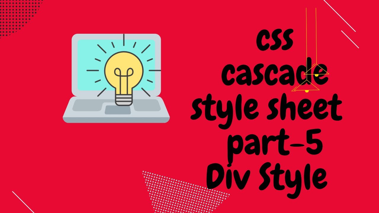 CSS part-5 #div Div Styling in css - YouTube