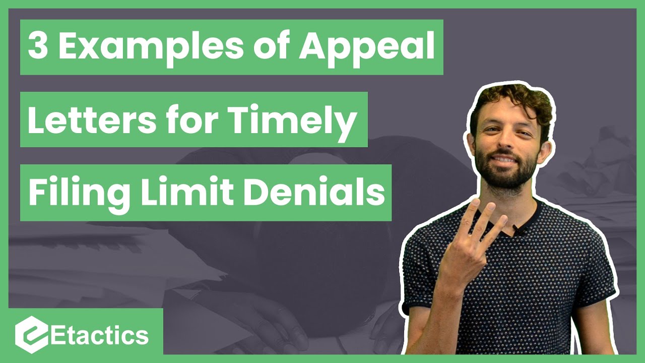 3 Killer Examples Of Effective Appeal Letters For Timely Filing Denials 3 Killer Examples Of Effective Appeal Letters For Timely Filing Denials