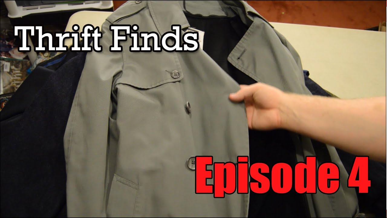 Thrift Store Haul - 4.1 - London Fog Trench Coat, Blazers, and Hunting Coats
