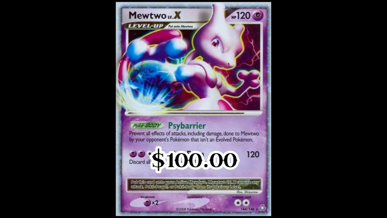 Top 10 Most Expensive Mewtwo Cards (according to tcgplayer) YouTube
