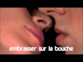 aprender francês # Vocabulaire # embrasser sur la bouche
