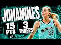 Marine Johannes 15 pts 3 threes vs Tempo 2026 Season