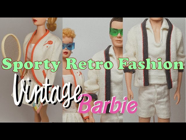 ♛Vintage◈ Barbie&Ken ♢♦OnParade!◈稀少♦♢ Sporty Retro Fashion! Vintage Barbie and Ken - YouTube