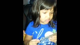 smart kid talking.