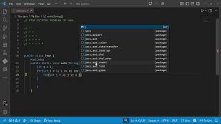 Java Star Pattern Program ⭐ | Nested For Loop 💻
