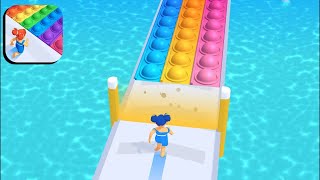 Pop It Run: Pop It Fidget Toys 🌈👸🌈 All Levels Gameplay Trailer Android,ios screenshot 5