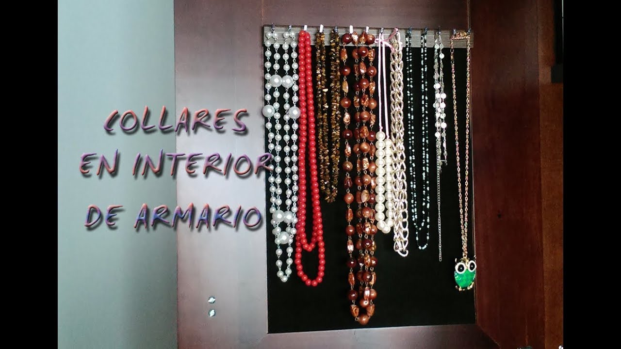 Colgador Collares. YouTube
