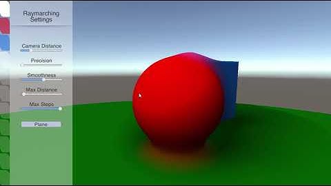 Raymarching UNITY project preview