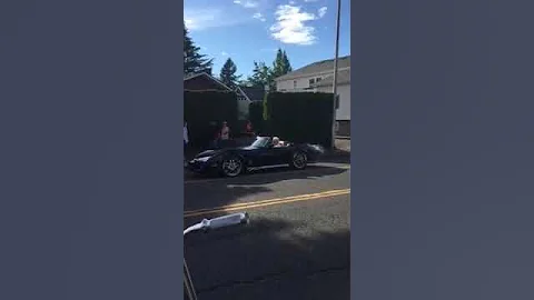 Cruising the GUT 2016 corvette burnout