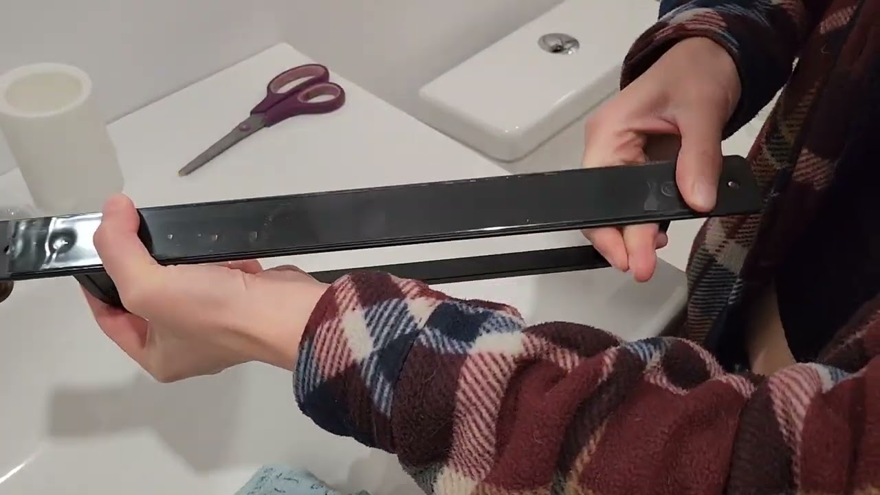 Bathroom remodel day 97 - towel holder installation 