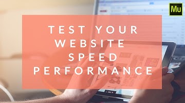 Test your Adobe Muse website speed performance