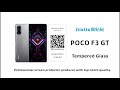 POCO F3 GT Tempered Glass Screen Protector Perfect Match