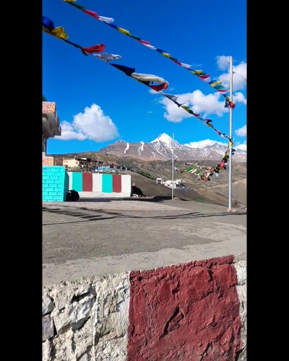 Aadmi Musafir Hai🚶‍♂️||  Spiti Valley Ride 🏍️ || 70s Evergreen Magic #shorts #travel #himachal #yt