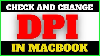 How to Check and Change Image Dpi on Macbook Air/Pro New/Old How to Check and Change Image Dpi on Macbook Air/Pro New/Old
