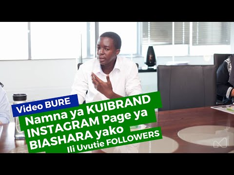 Video: Je, unaifanyaje biashara yako kuwa ya Instagram?
