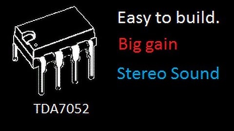 TDA7052 amplifield