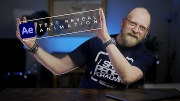 How to create TEXT REVEAL animation in After Effects - BEST METHOD