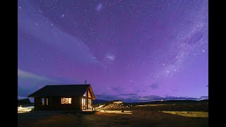 High Country Cabin, Astro Timelapse.