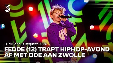 Fedde (12) opent de Hiphop-avond op het Rodetorenplein | 3FM Serious Request | NPO 3FM