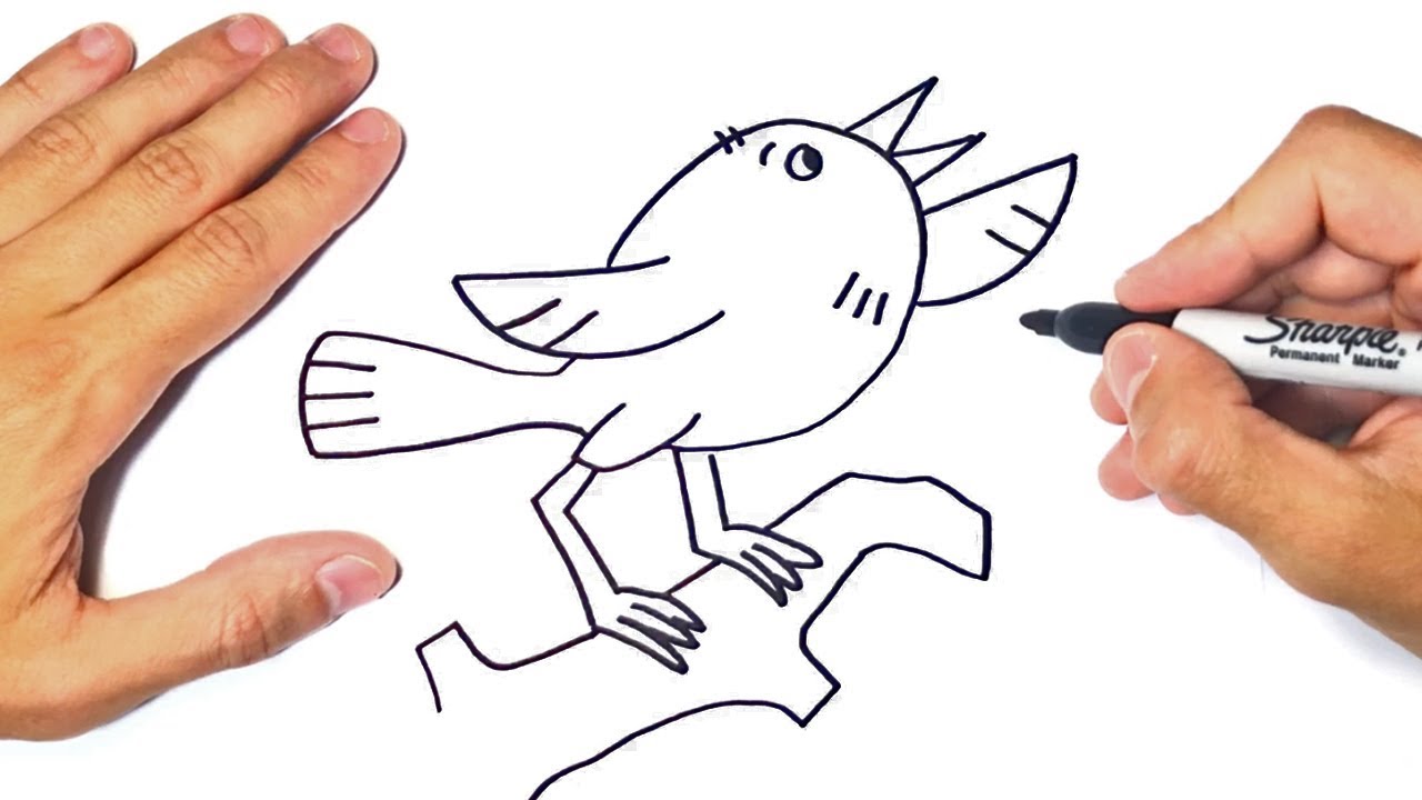 #1 How to draw a Bird for kids Bird Easy Draw Tutorial