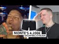 Justin reagiert auf Montes 4200€ Shopping Stream.. | Reaktion