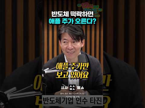 반도체 권력 이동? 애플 주가 하락을 간절히 비는 이유 #시사짤쇼 #애플 #반도체