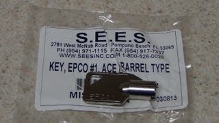 EPCO1 Replacement 2 Elevator Key Unboxing