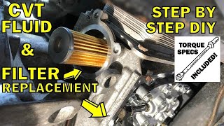 2013-2018 Nissan Altima CVT Fluid & Filter Replacement