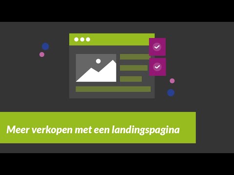 Video: Een Landingspagina Maken