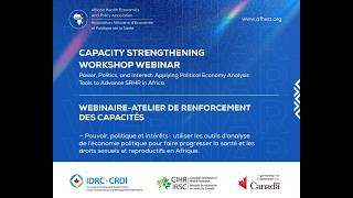 Political Economy Analysis Webinar - Recording