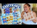 Huge TASTYKAKE Taste Test!!!!