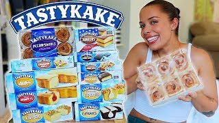 Huge TASTYKAKE Taste Test!!!!