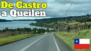 CHILE EN BUS 🇨🇱- De CASTRO a QUEILEN, CHILOÉ 🚍🌊🛣️