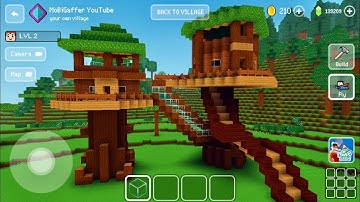Block Craft 3D: Building Simulator Games For Free Gameplay#1539 (iOS & Android)| Tree 🌳 House 🏠
