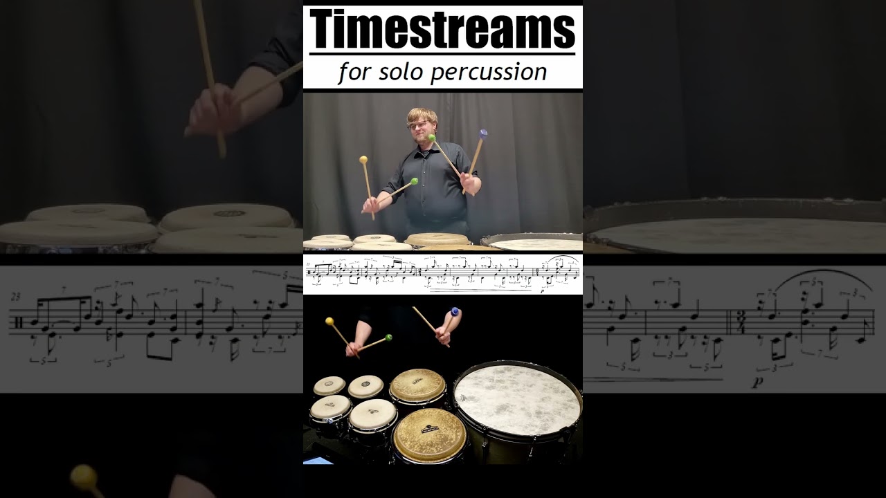 Timestreams - for solo percussion — Adam Beard