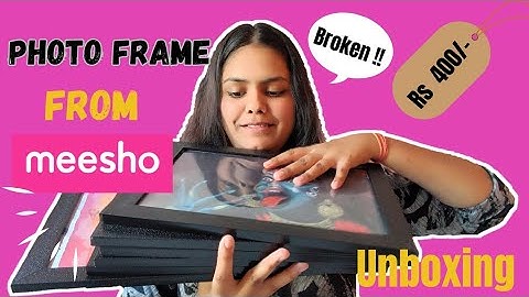 *I bought PHOTO FRAMES from meesho * Under 450/- only *|a4 size | unboxing and review 🔥🔥