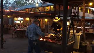 Good morning chickens & Swingin’ Steaks at Mexican Hat Lodge