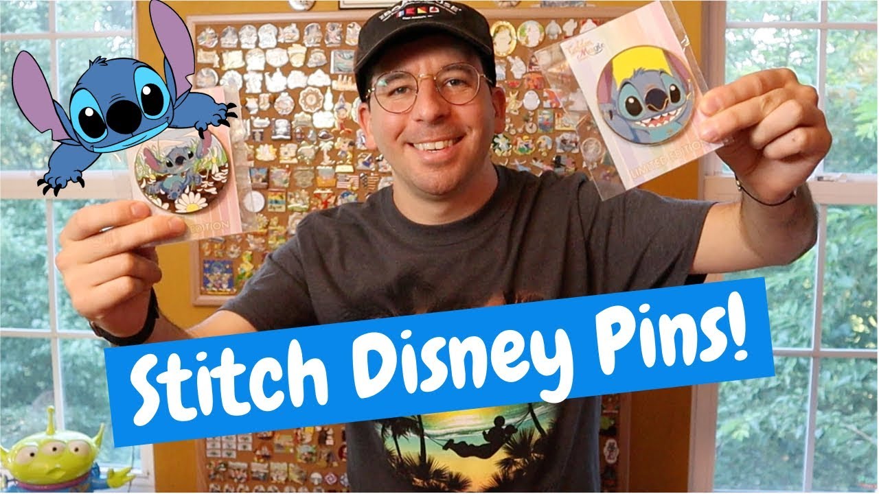 Disney Stitch Glasses Pin