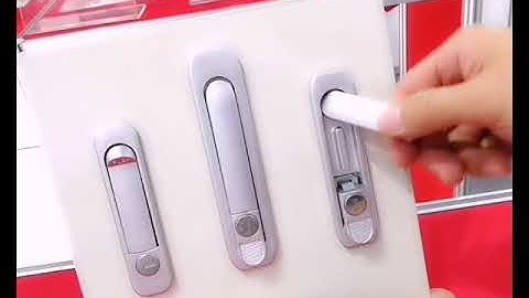 Zinc Alloy Swinghandle Thin Type Silver Coating