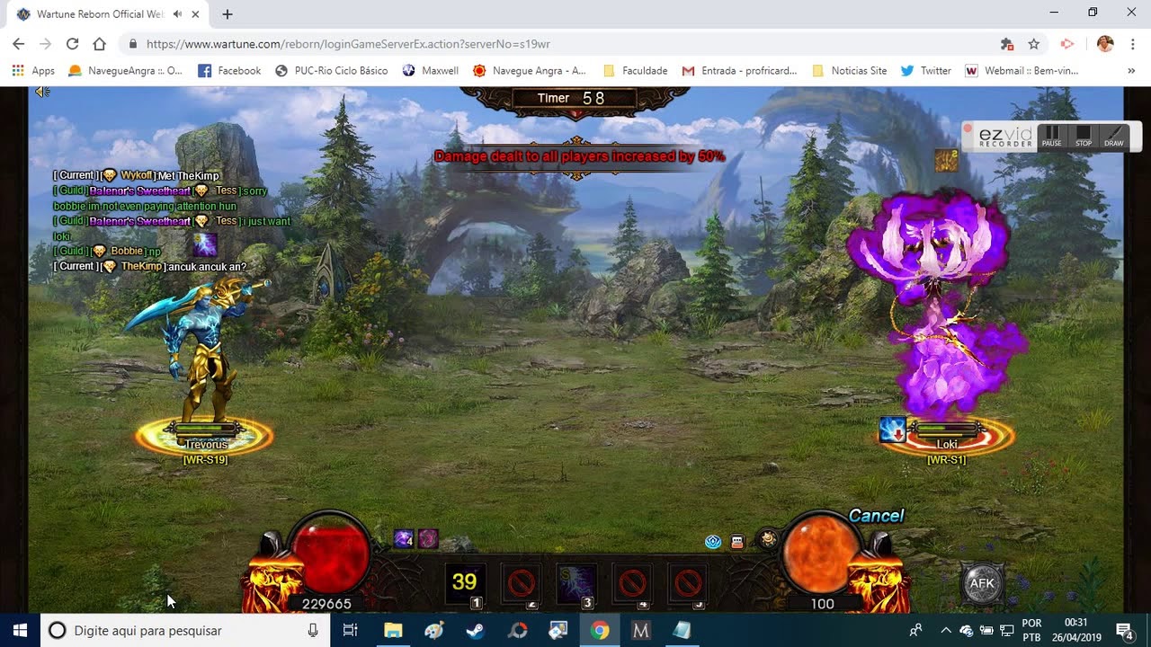 Wartune Reborn Mage ClassWar - 04/2019 - Trevorus