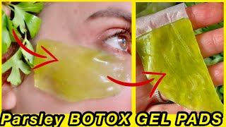 Apply Parsley Botox Gel Pads For 7 Nights Get Rid Of Wrinkles And Bruises Under The Eyes