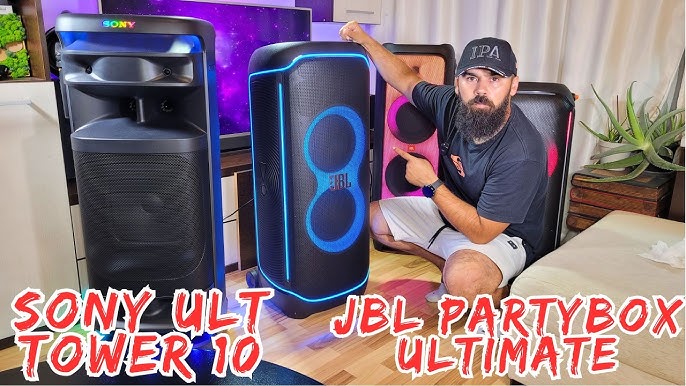 JBL Partybox Ultimate VS Sony ULT Tower 10 Sound Test and Specs ...