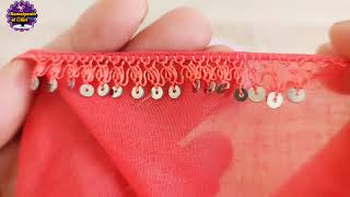 Pullu Iğne Oyası Tülbent Kenarı Yapılışığneoya