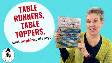Table Runners, Table Toppers, and Napkins, oh my!
