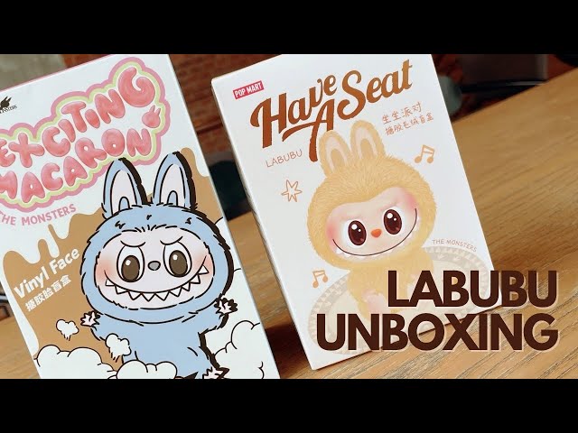 その他 POPMART 2set LABUBU Have A Seat+MACARON Labubu Unboxing : Macaron vs Have a Seat - YouTube