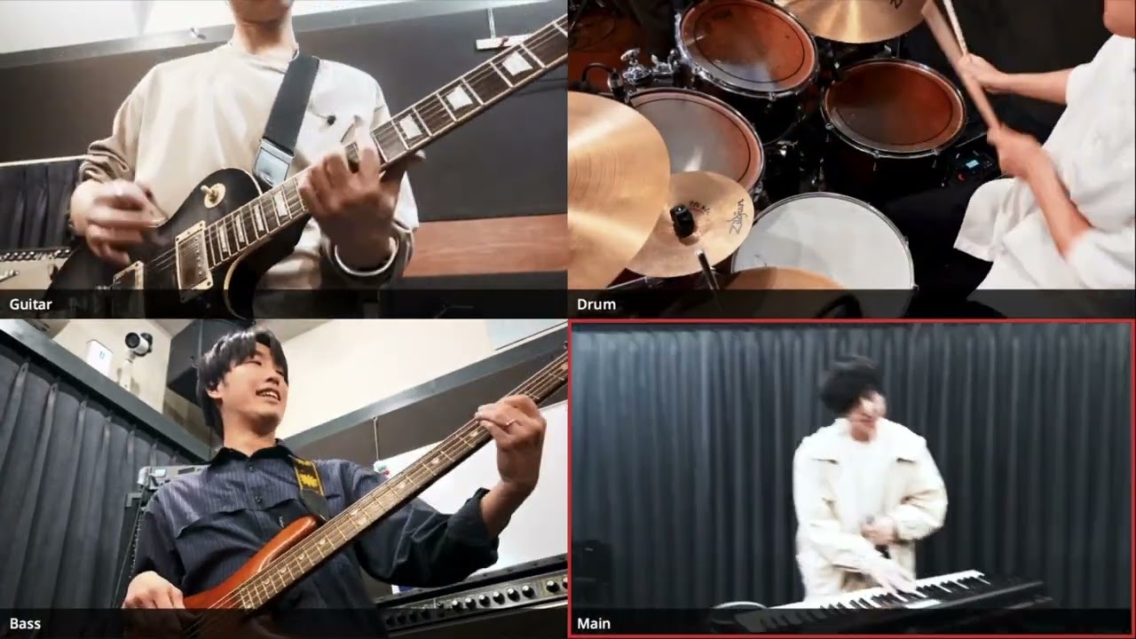 Instrumental】 Flash!!! - King Gnu 【Multicam】 - YouTube