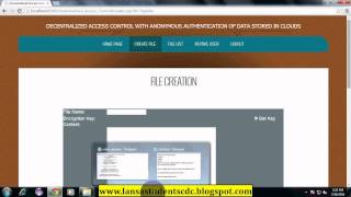 Decentralized Access Control With Anonymous Authentication Of Data Stored In Clouds in java