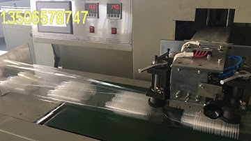Plastic cup counting packing machine